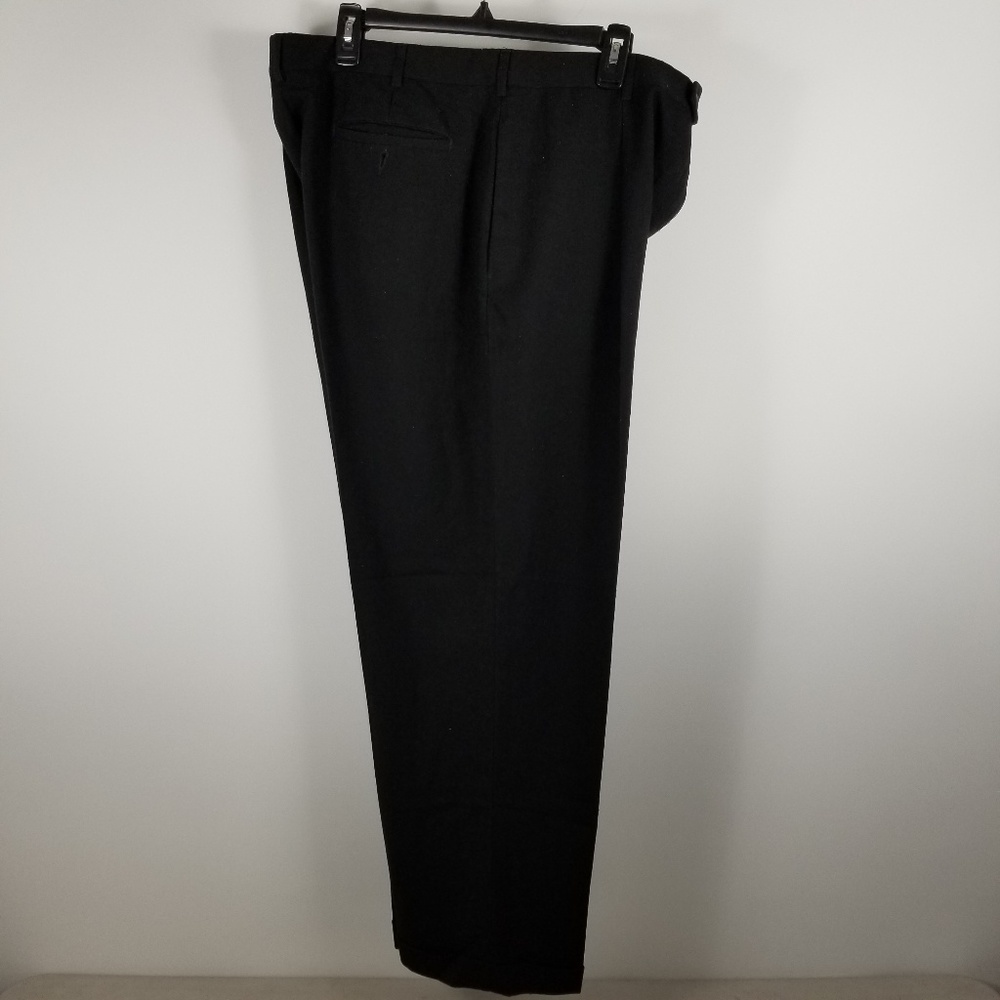 Perry Ellis Portfolio Mens Dress Pants Black 38x29